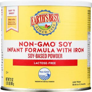 Earth's Best Non-GMO Soy-Based Infant Formula
