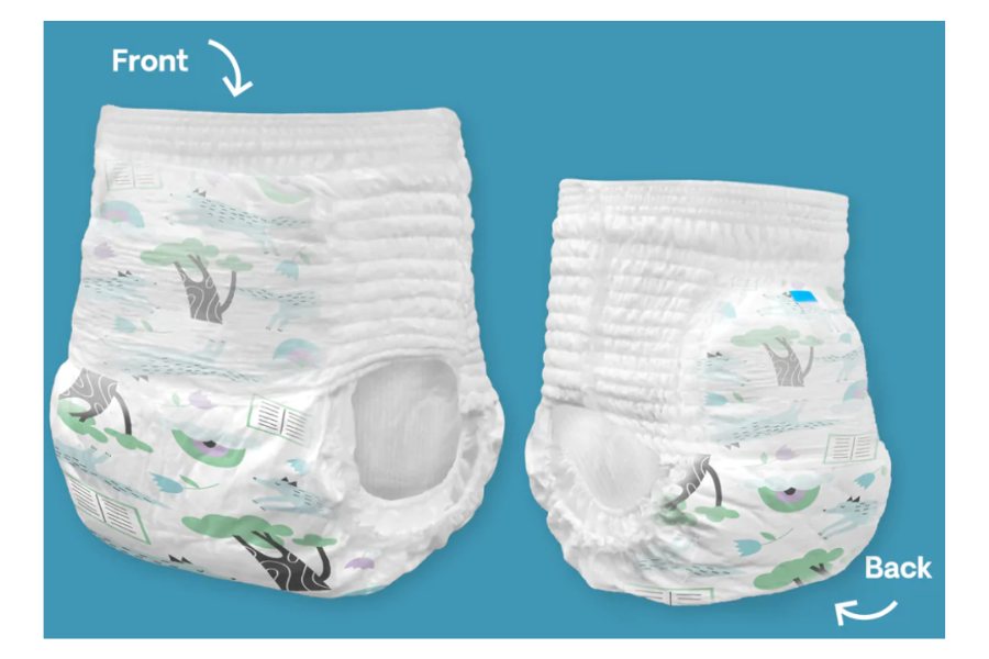 2 modified pampers swaddlers over nights size(6) 35+Lbs with (double tabs)