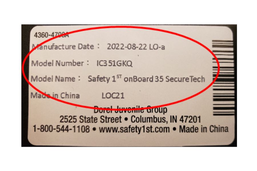 Safety 1st car seat hotsell expiration date