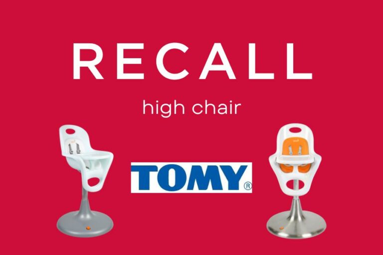 TOMY Boon High Chair Recall (2023) Over Fall & Injury Risks