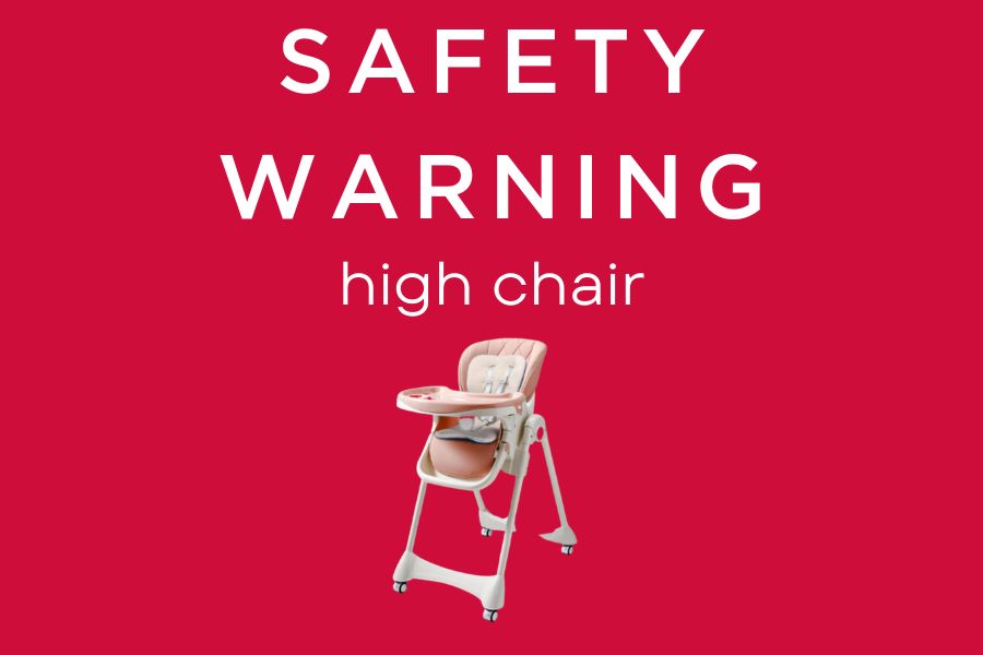 iCraves High Chair Safety Warning (2023) Over Entrapment, Fall